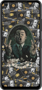 Силиконовый чехол Волк с валл стрит для Asus Zenfone 9 - 6287u-2842 изображение 