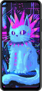 Силиконовый чехол Кот панк для Asus Zenfone 9 - 6311u-2842 изображение 