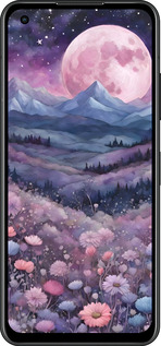 Силиконовый чехол Ночь луна арт для Asus Zenfone 9 - 6319u-2842 изображение 