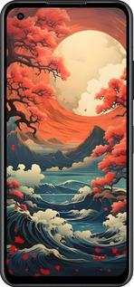 Силиконовый чехол Природа японии для Asus Zenfone 9 - 6327u-2842 изображение 