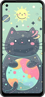 Силиконовый чехол Милый котик для Asus Zenfone 9 - 6364u-2842 изображение 