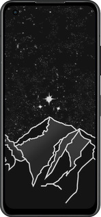 Силиконовый чехол Минималистический горный пейзаж для Asus Zenfone 9 - 6438u-2842 изображение 