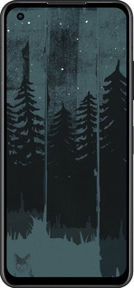 Силиконовый чехол Лиса и ночной лес для Asus Zenfone 9 - 6481u-2842 изображение 