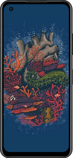 Силиконовый чехол Сердце моря для Asus Zenfone 9 - 6506u-2842 изображение 