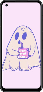 Силиконовый чехол Милый призрак для Asus Zenfone 9 - 6507u-2842 изображение 