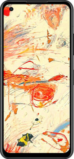 Силиконовый чехол Динамичная картина с хаотичными мазками для Asus Zenfone 9 - 6540u-2842 изображение 