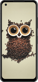 Силиконовый чехол Сова из кофе для Asus Zenfone 9 - 777u-2842 изображение 