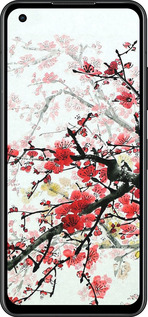 Силиконовый чехол Цветущий куст для Asus Zenfone 9 - 831u-2842 изображение 