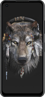 Силиконовый чехол Волк-меломан для Asus Zenfone 9 - 875u-2842 изображение 