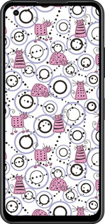 Силиконовый чехол Смешные коты для Asus Zenfone 9 - 907u-2842 изображение 