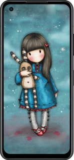Силиконовый чехол Девочка с зайчиком для Asus Zenfone 9 - 915u-2842 изображение 