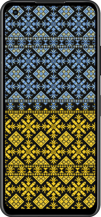 Силиконовый чехол Жовто-блакитна вишиванка для Asus Zenfone 9 - 1169u-2842 изображение 