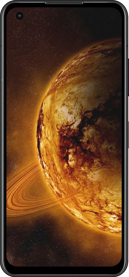 Силиконовый чехол Жёлтый Сатурн для Asus Zenfone 9 - 170u-2842 изображение 