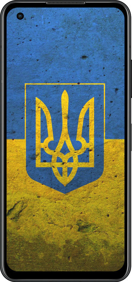 Силиконовый чехол Флаг и герб Украины 2 для Asus Zenfone 9 - 378u-2842 изображение 