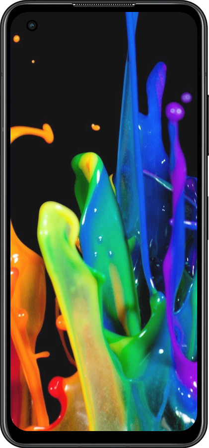 Силіконовий чехол Бризки фарби для Asus Zenfone 9 - 3957u-2842 изображение 