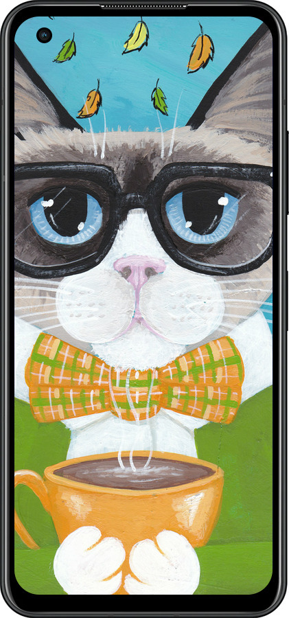 Силиконовый чехол Cat&Coffee для Asus Zenfone 9 - 4053u-2842 изображение 