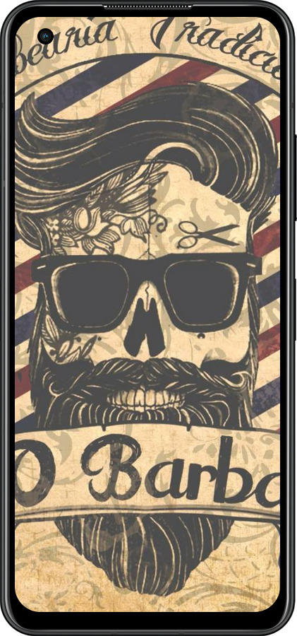 Силиконовый чехол Barber Shop для Asus Zenfone 9 - 4097u-2842 изображение 