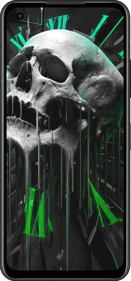 Силіконовий чехол Череп-годинник для Asus Zenfone 9 - 4100u-2842 изображение 