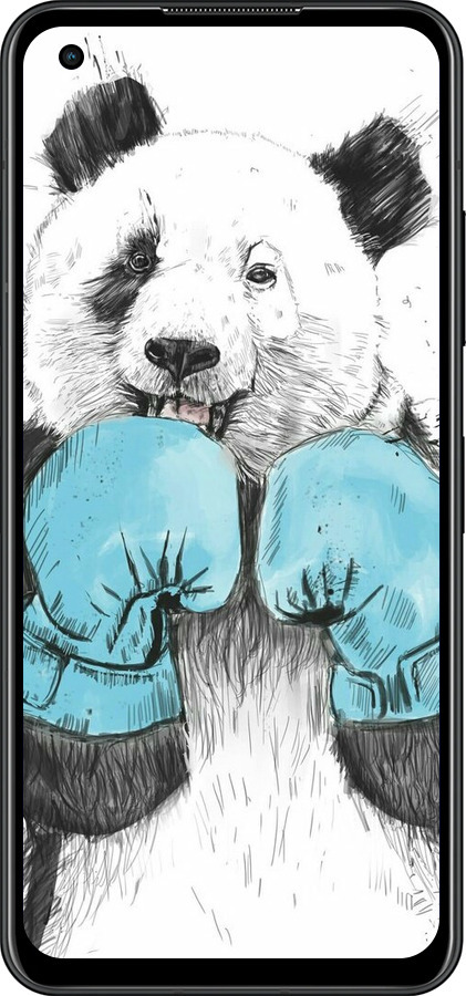Силіконовий чехол Панда-боксер для Asus Zenfone 9 - 4104u-2842 изображение 