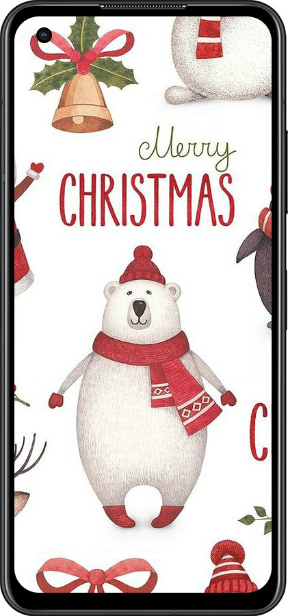 Силиконовый чехол Merry Christmas для Asus Zenfone 9 - 4106u-2842 изображение 