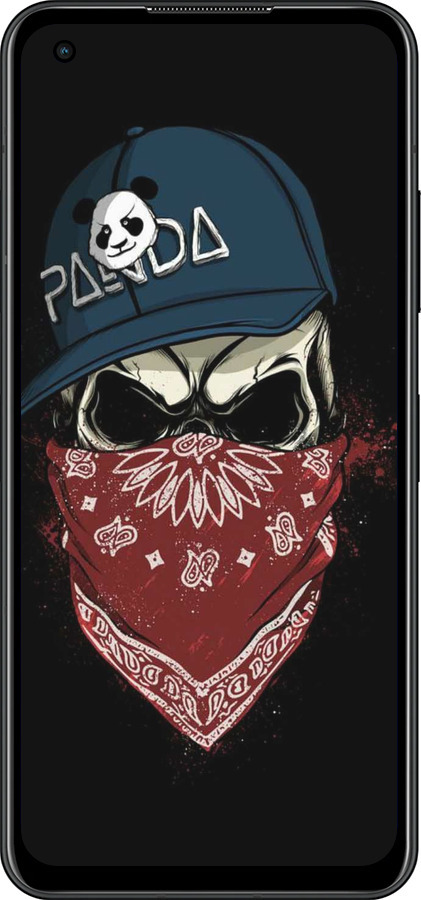 Силиконовый чехол Череп в кепке для Asus Zenfone 9 - 4127u-2842 изображение 