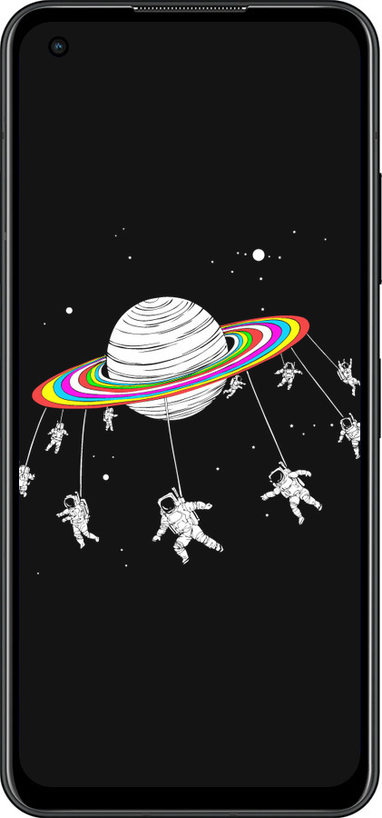 Силиконовый чехол Лунная карусель для Asus Zenfone 9 - 4136u-2842 изображение 