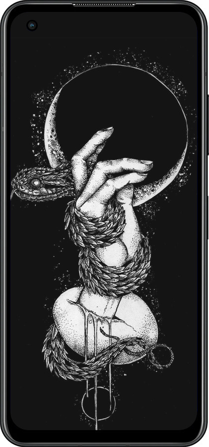 Силиконовый чехол Змея в руке для Asus Zenfone 9 - 4149u-2842 изображение 