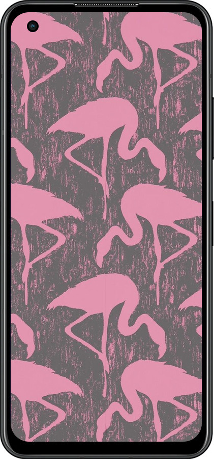 Силиконовый чехол Vintage-Flamingos для Asus Zenfone 9 - 4171u-2842 изображение 