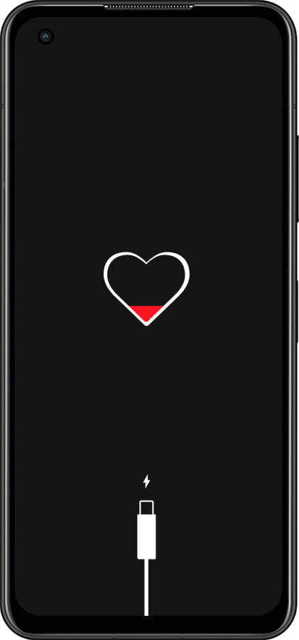 Силиконовый чехол Подзарядка сердца для Asus Zenfone 9 - 4274u-2842 изображение 