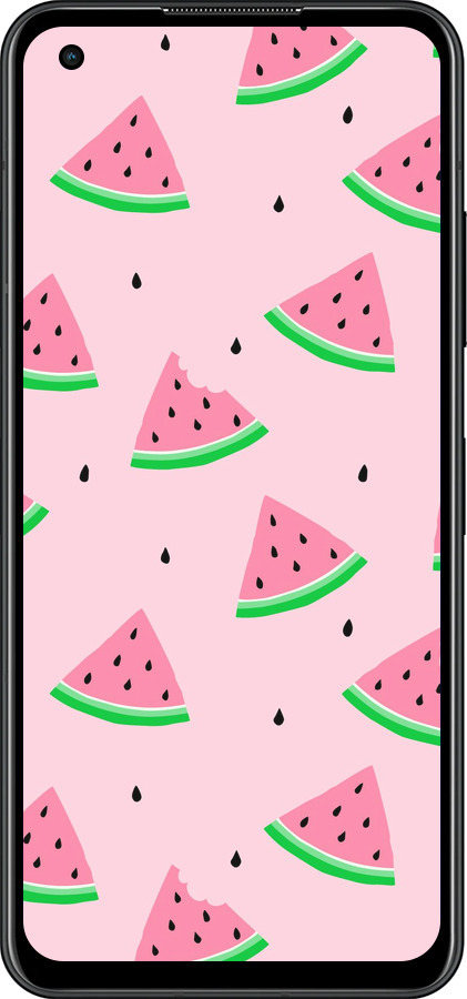 Силиконовый чехол Розовый арбуз для Asus Zenfone 9 - 4314u-2842 изображение 