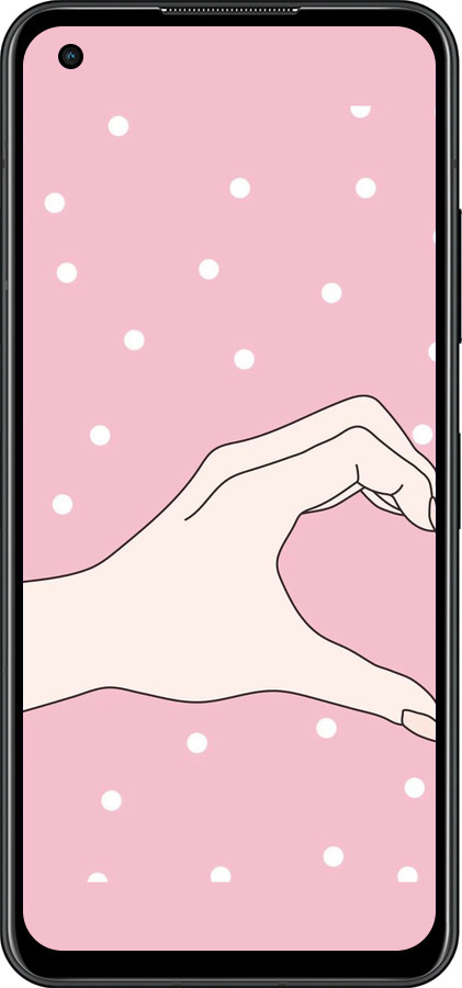 Силиконовый чехол Половинка сердца для Asus Zenfone 9 - 4340u-2842 изображение 