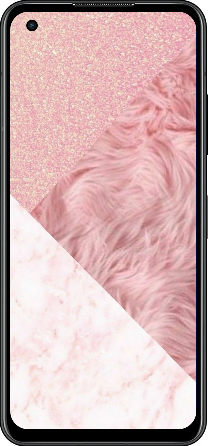 Силиконовый чехол Розовые текстуры для Asus Zenfone 9 - 4343u-2842 изображение 