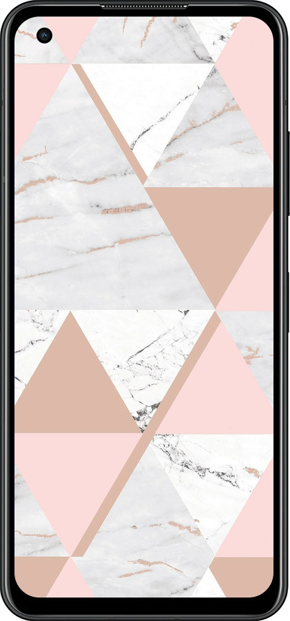 Силиконовый чехол Мраморная симметрия для Asus Zenfone 9 - 4344u-2842 изображение 