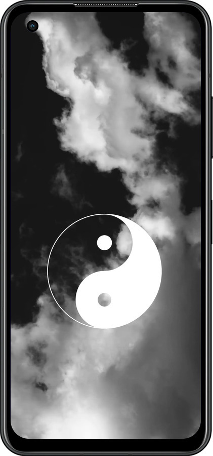 Силиконовый чехол Инь и Янь для Asus Zenfone 9 - 4389u-2842 изображение 