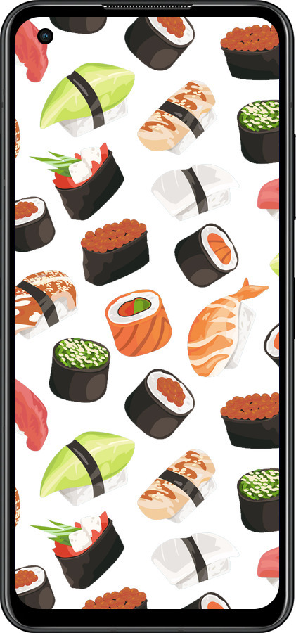 Силиконовый чехол Суши для Asus Zenfone 9 - 4404u-2842 изображение 