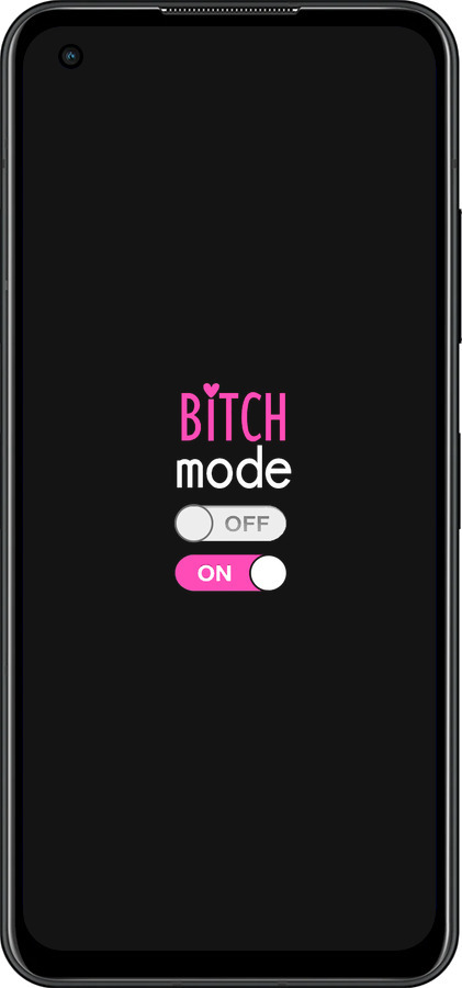 Силіконовий чехол Bitch mode для Asus Zenfone 9 - 4548u-2842 изображение 