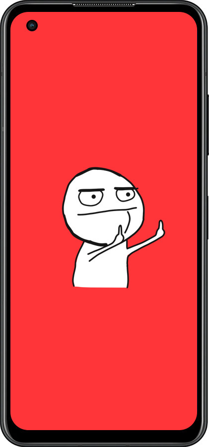 Силиконовый чехол Мем для Asus Zenfone 9 - 4578u-2842 изображение 