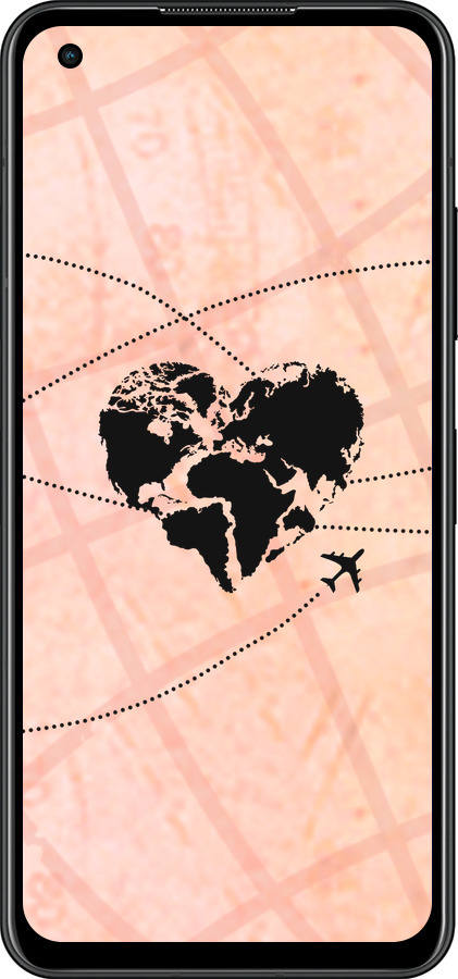 Силиконовый чехол Путешествуй для Asus Zenfone 9 - 4607u-2842 изображение 