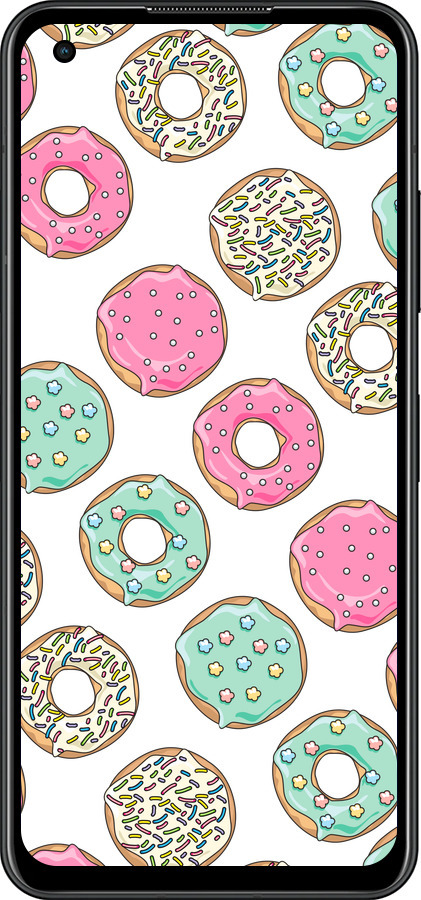 Силиконовый чехол Пончики 1 для Asus Zenfone 9 - 4657u-2842 изображение 