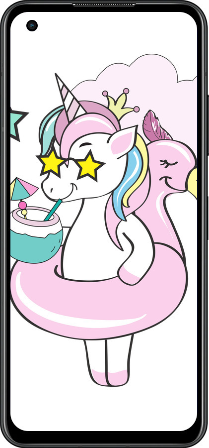 Силиконовый чехол Crown Unicorn для Asus Zenfone 9 - 4660u-2842 изображение 