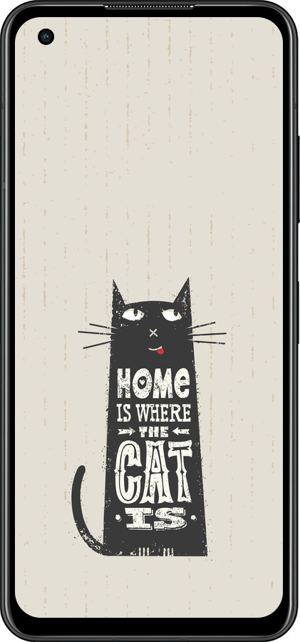 Силиконовый чехол Кот для Asus Zenfone 9 - 4671u-2842 изображение 