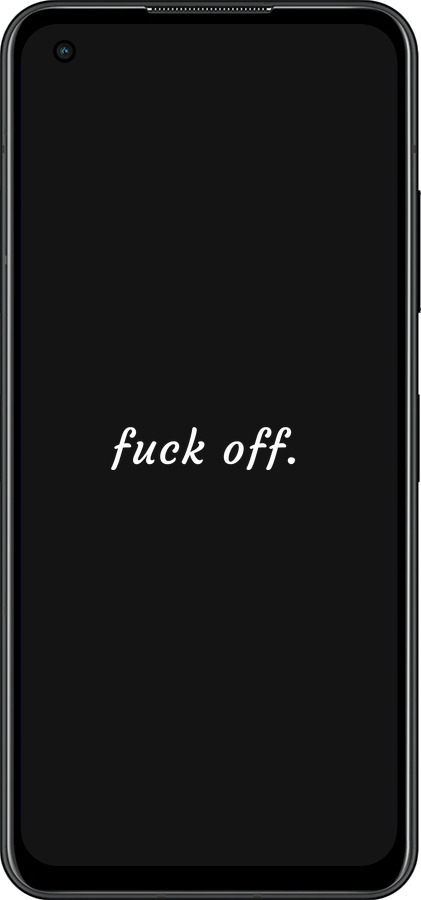 Силиконовый чехол Fuck off для Asus Zenfone 9 - 4731u-2842 изображение 