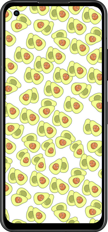 Силиконовый чехол Весёлые авокадо для Asus Zenfone 9 - 4799u-2842 изображение 