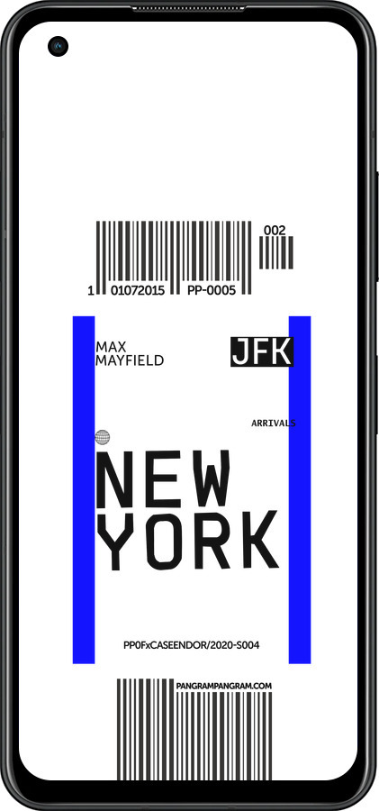 Силиконовый чехол New York для Asus Zenfone 9 - 4861u-2842 изображение 