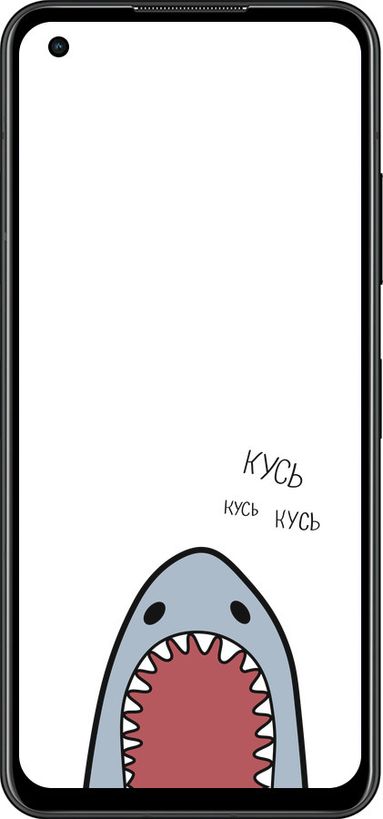 Силіконовий чехол Акула для Asus Zenfone 9 - 4870u-2842 изображение 