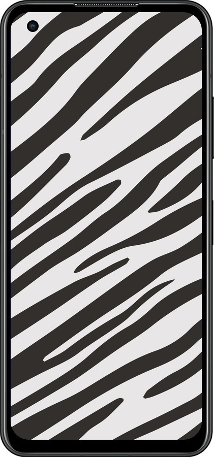 Силиконовый чехол Классическая зебра для Asus Zenfone 9 - 4874u-2842 изображение 