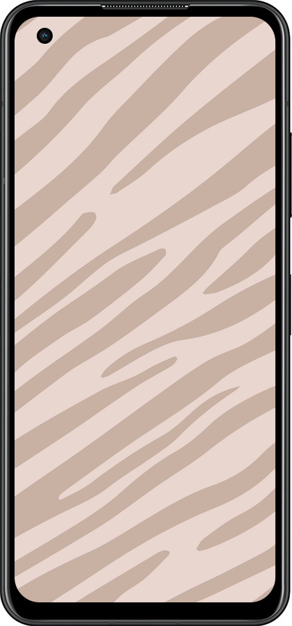 Силиконовый чехол Зебра беж для Asus Zenfone 9 - 4875u-2842 изображение 