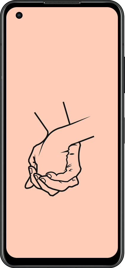 Силиконовый чехол Руки для Asus Zenfone 9 - 4896u-2842 изображение 