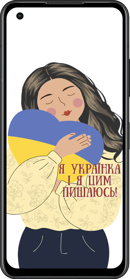 Силиконовый чехол Украинка v2 для Asus Zenfone 9 - 5264u-2842 изображение 