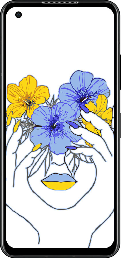 Силиконовый чехол Девушка v4 для Asus Zenfone 9 - 5276u-2842 изображение 